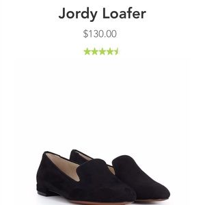 Classic black suede Sam Edelman loafer